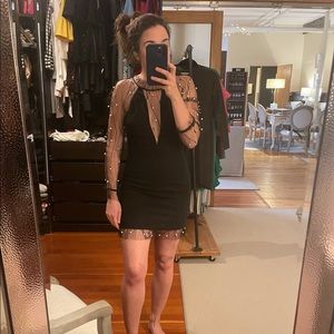 SHEIN Black Pearl Dress